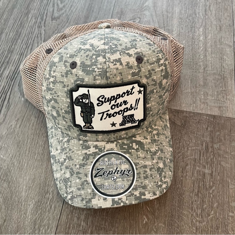 Support Our Troops Military Camo Baseball Bat